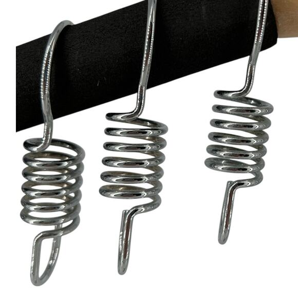 Spring Shaped Shower Curtain Rings Hooks 12 - Picture 4 of 5